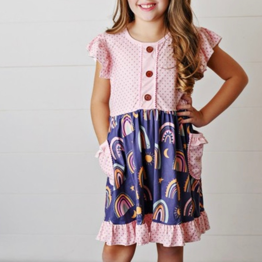 Rainbow Pocket Dress